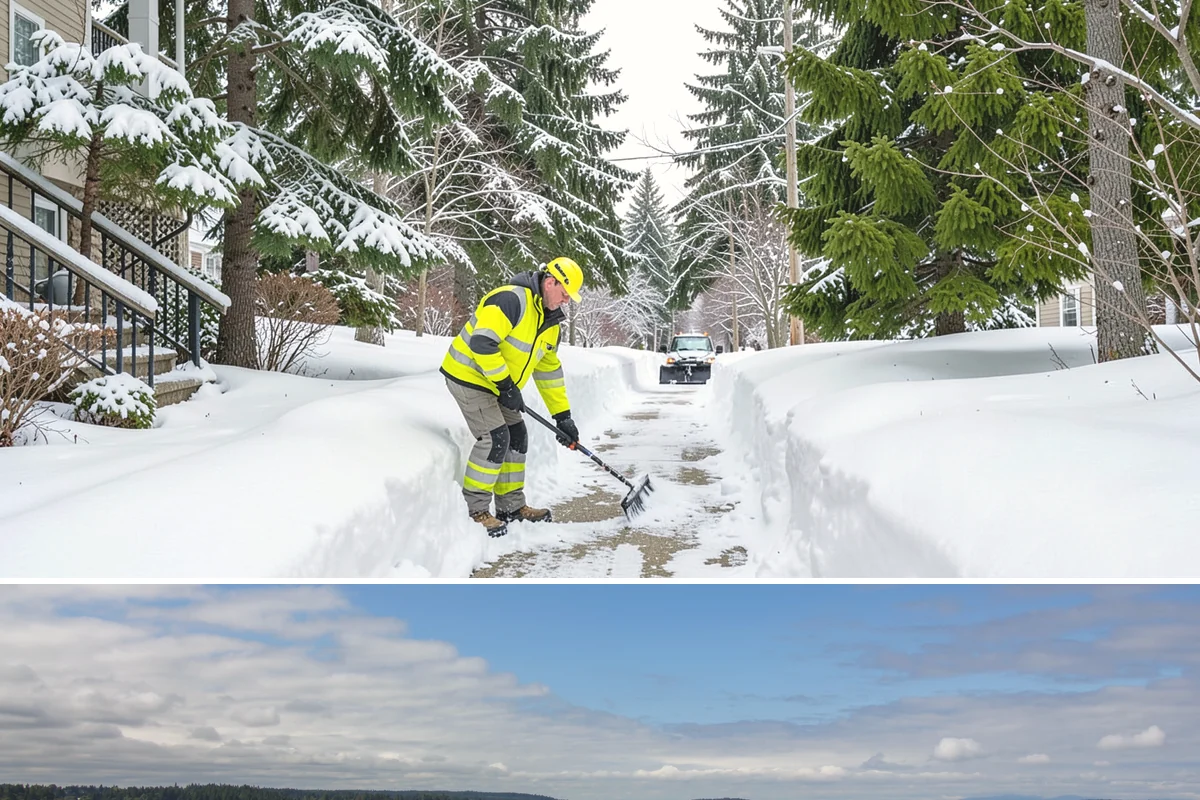 Monthly Snow Contract in University Place, Pierce County, WA - Monthly plans usually run from November through March to span Western Washington's realistic snow window.
