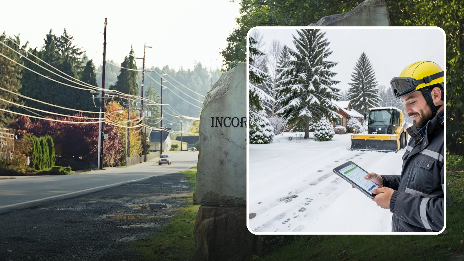 Monthly Snow Contract in Wilkeson, Pierce County, WA - Winter coverage billed in even monthly installments across the snow season rather than a single lump sum.