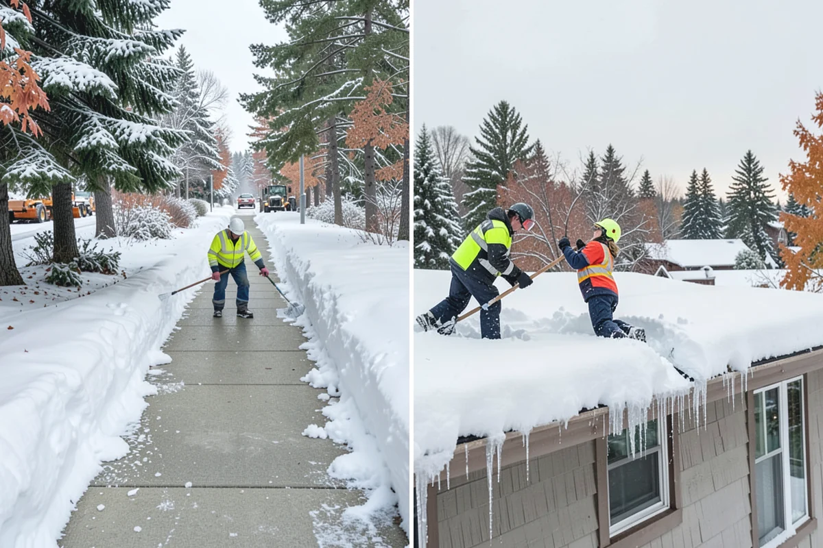 Movie Theater Snow Removal in Beaux Arts Village, King County, WA - Review your showtime calendar and busiest windows