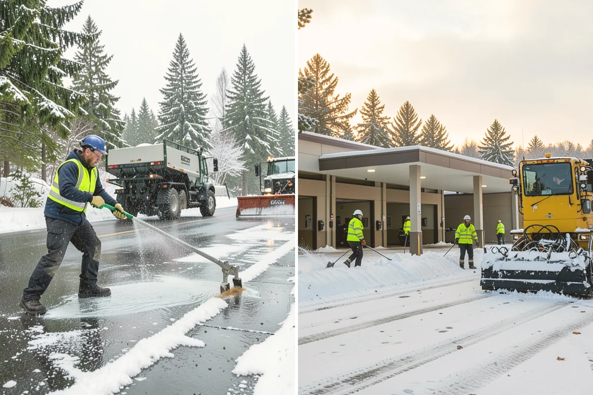 Movie Theater Snow Removal in Brier, Snohomish County, WA - Review your showtime calendar and busiest windows