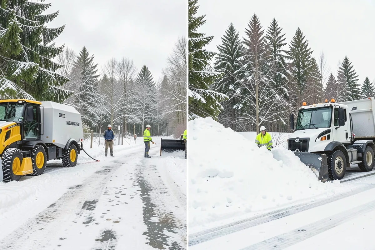 Movie Theater Snow Removal in Burlington, Skagit County, WA - Review your showtime calendar and busiest windows