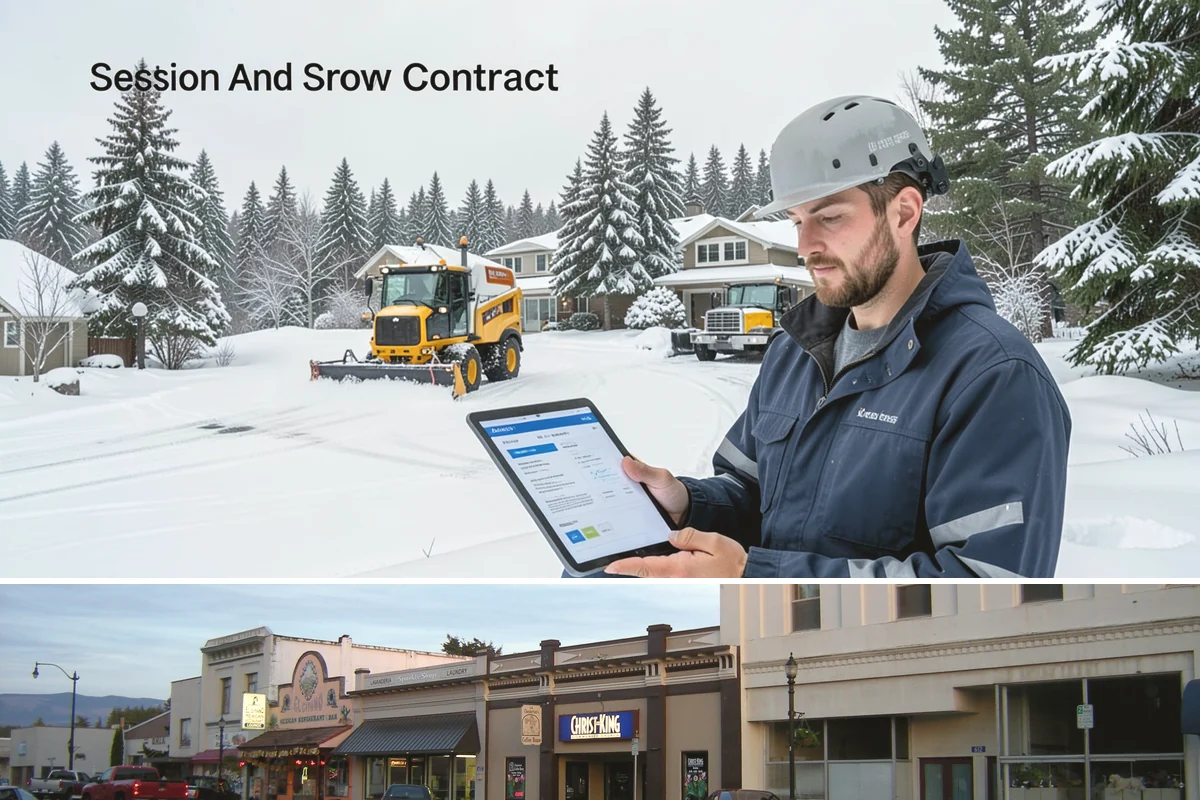 Movie Theater Snow Removal in Burlington, Skagit County, WA - Expect the heaviest need on December through February weekends, when cold evenings follow damp Puget Sound days.