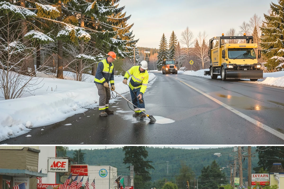 Movie Theater Snow Removal in Carnation, King County, WA - Expect the heaviest need on December through February weekends, when cold evenings follow damp Puget Sound days.