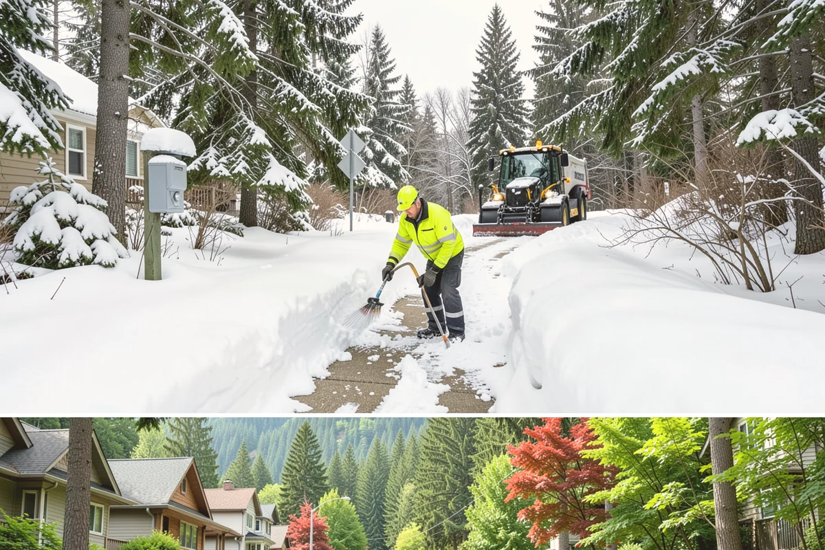Movie Theater Snow Removal in Darrington, Snohomish County, WA - Expect the heaviest need on December through February weekends, when cold evenings follow damp Puget Sound days.