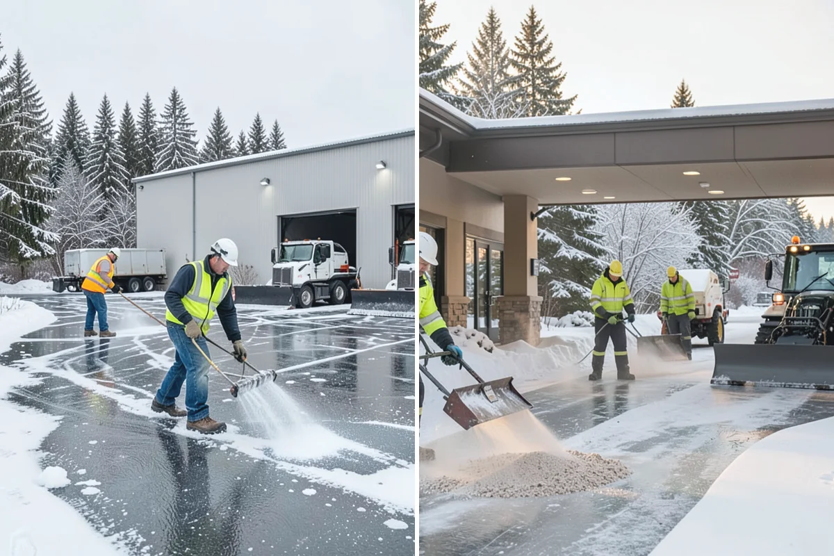Movie Theater Snow Removal in Des Moines, King County, WA - Review your showtime calendar and busiest windows