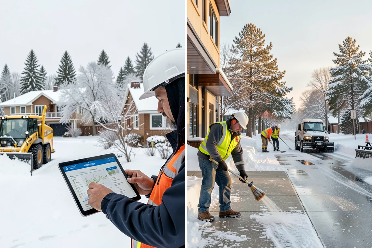 Movie Theater Snow Removal in Enumclaw, King County, WA - Review your showtime calendar and busiest windows
