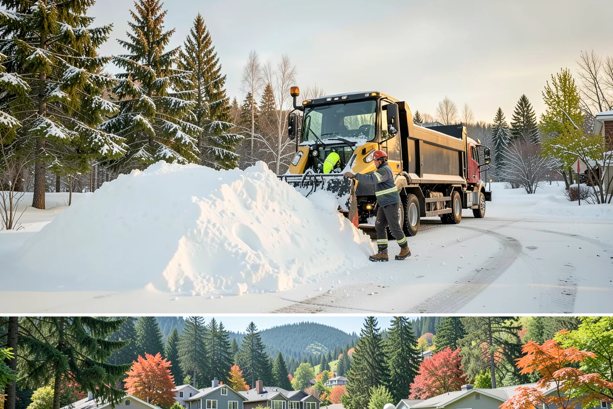 Movie Theater Snow Removal in Fircrest, Pierce County, WA - Expect the heaviest need on December through February weekends, when cold evenings follow damp Puget Sound days.