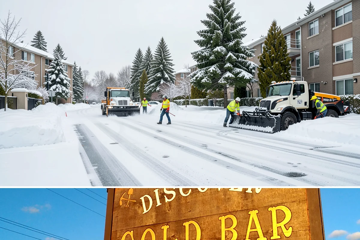 Movie Theater Snow Removal in Gold Bar, Snohomish County, WA - Expect the heaviest need on December through February weekends, when cold evenings follow damp Puget Sound days.