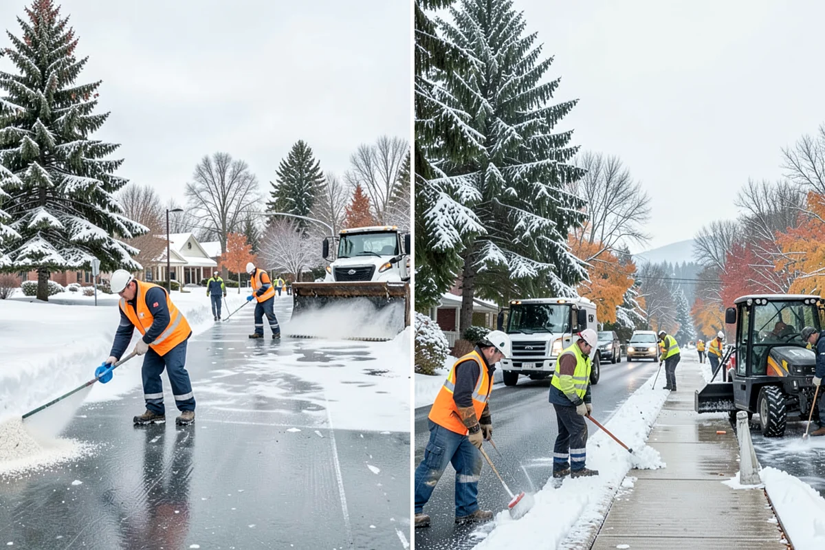 Movie Theater Snow Removal in Hunts Point, King County, WA - Review your showtime calendar and busiest windows