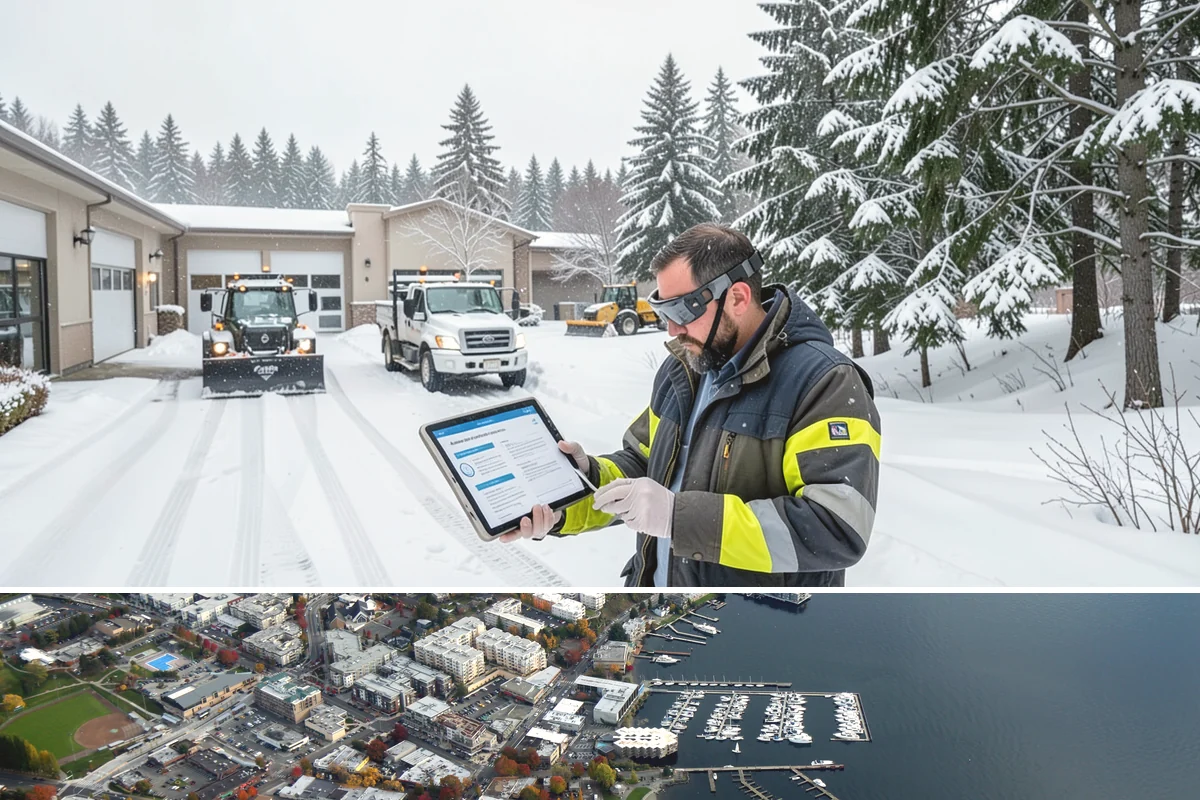 Movie Theater Snow Removal in Kirkland, King County, WA - Expect the heaviest need on December through February weekends, when cold evenings follow damp Puget Sound days.