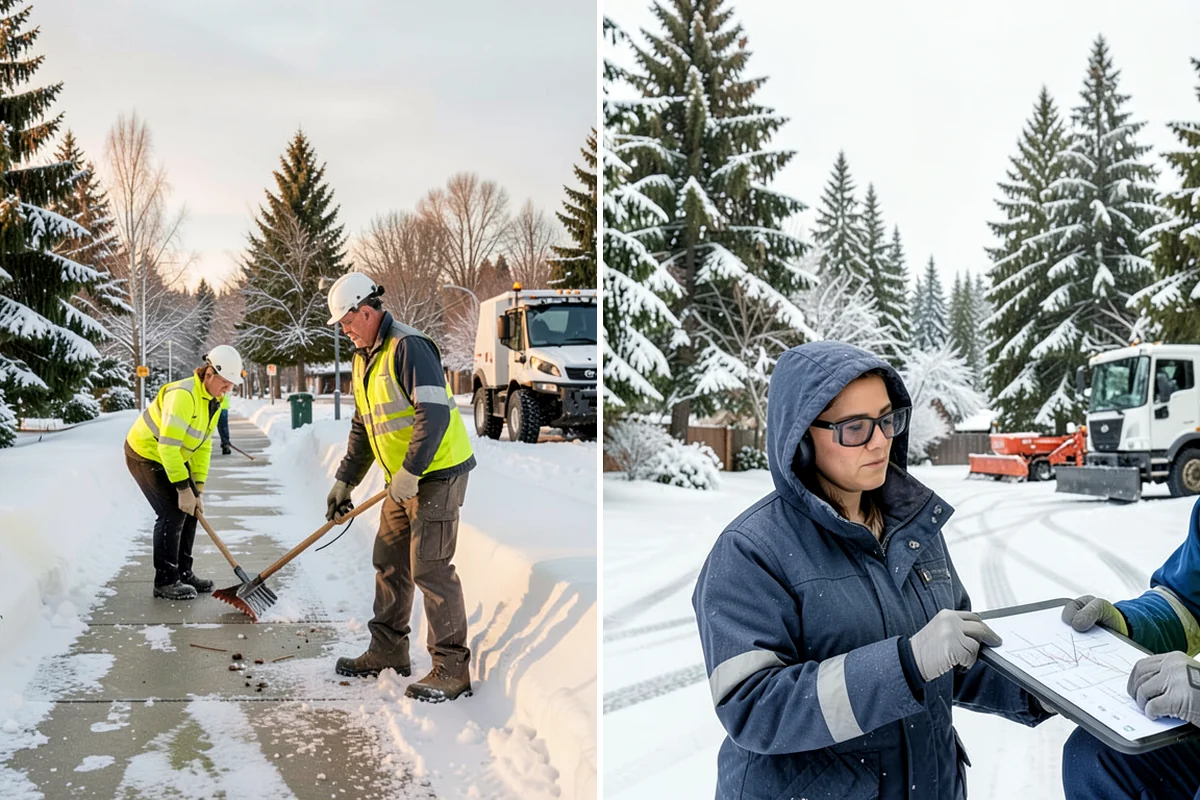 Movie Theater Snow Removal in Lake Forest Park, King County, WA - Review your showtime calendar and busiest windows