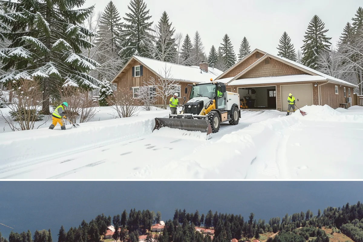 Movie Theater Snow Removal in Lakewood, Pierce County, WA - Expect the heaviest need on December through February weekends, when cold evenings follow damp Puget Sound days.