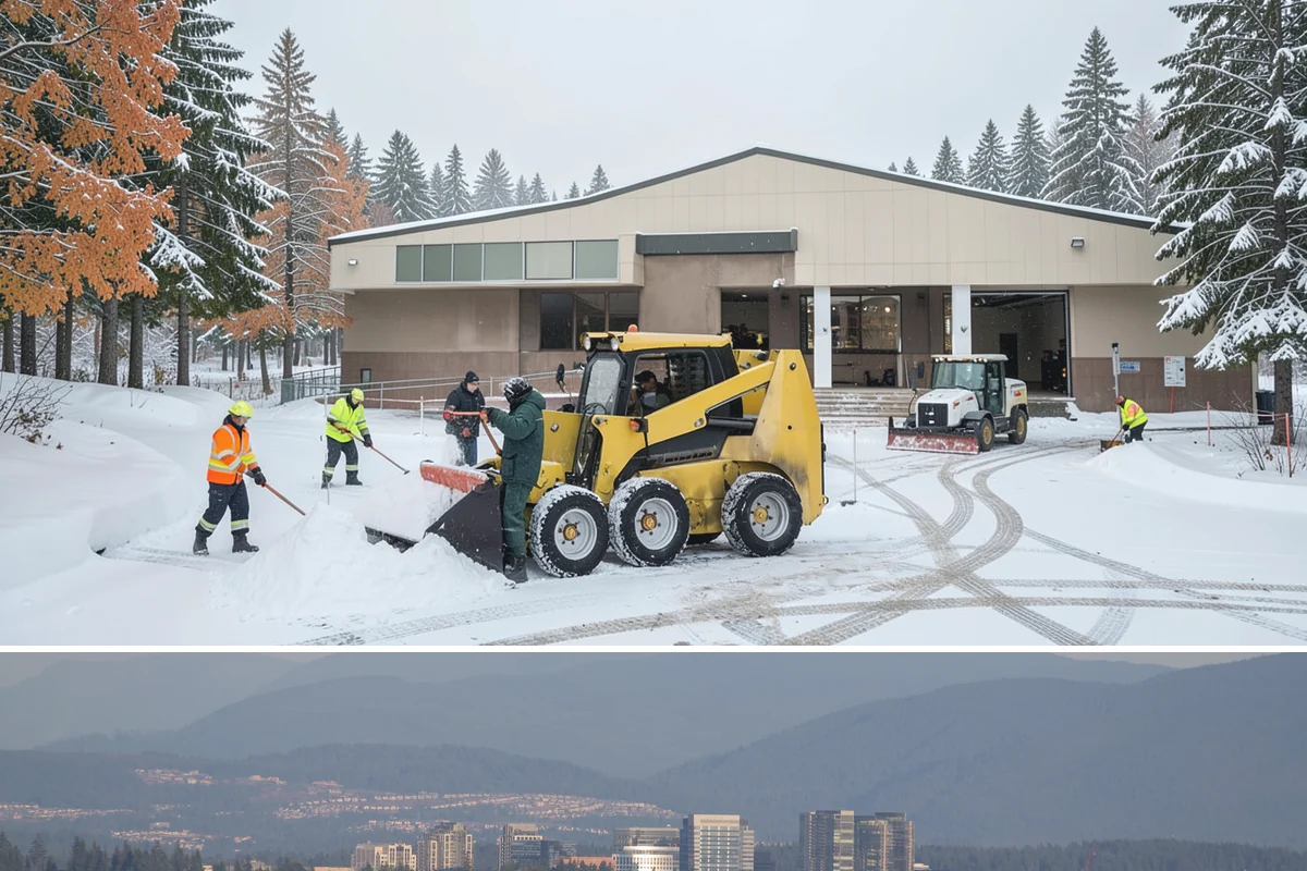Movie Theater Snow Removal in Medina, King County, WA - Expect the heaviest need on December through February weekends, when cold evenings follow damp Puget Sound days.