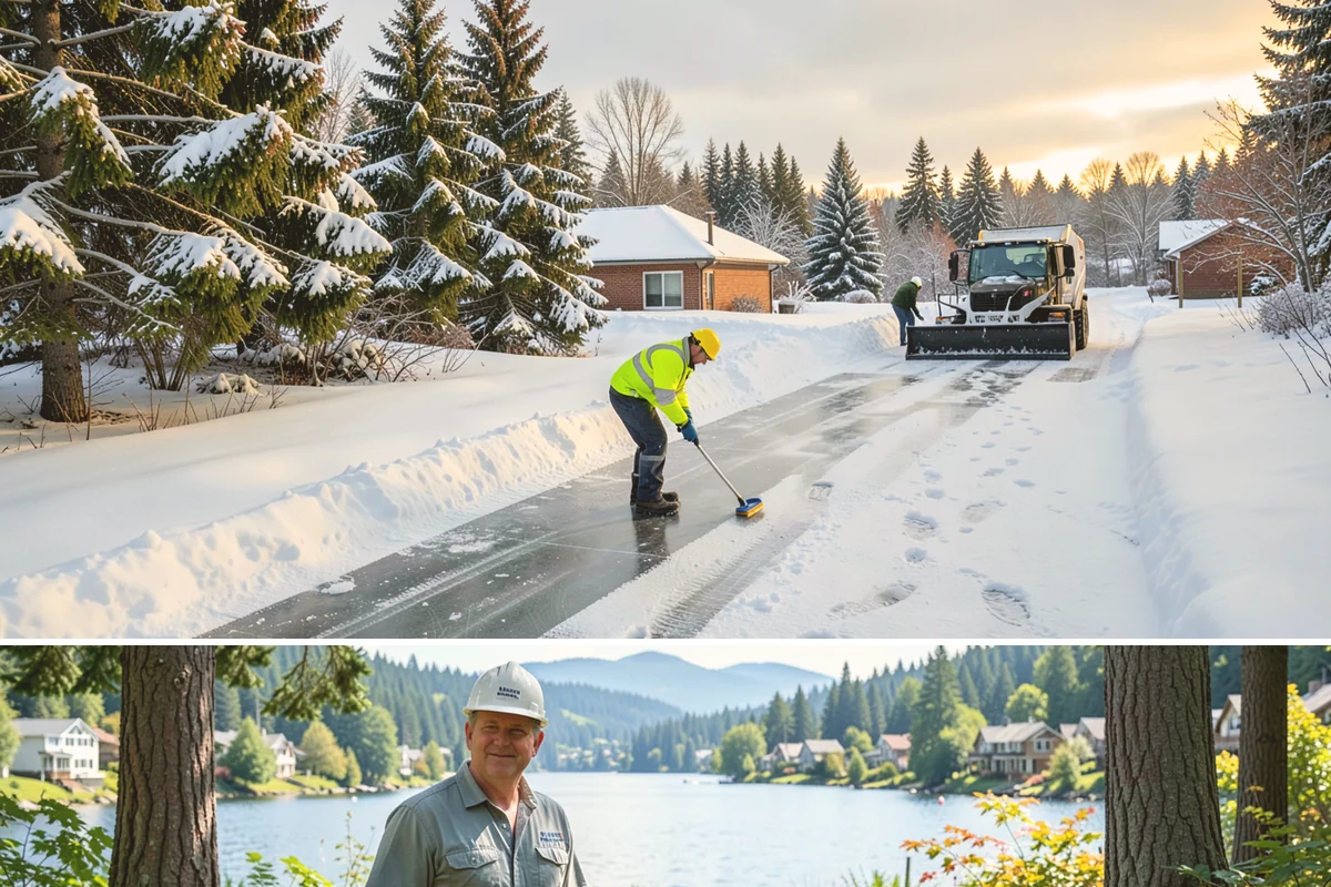 Movie Theater Snow Removal in Milton, King County, WA - Expect the heaviest need on December through February weekends, when cold evenings follow damp Puget Sound days.