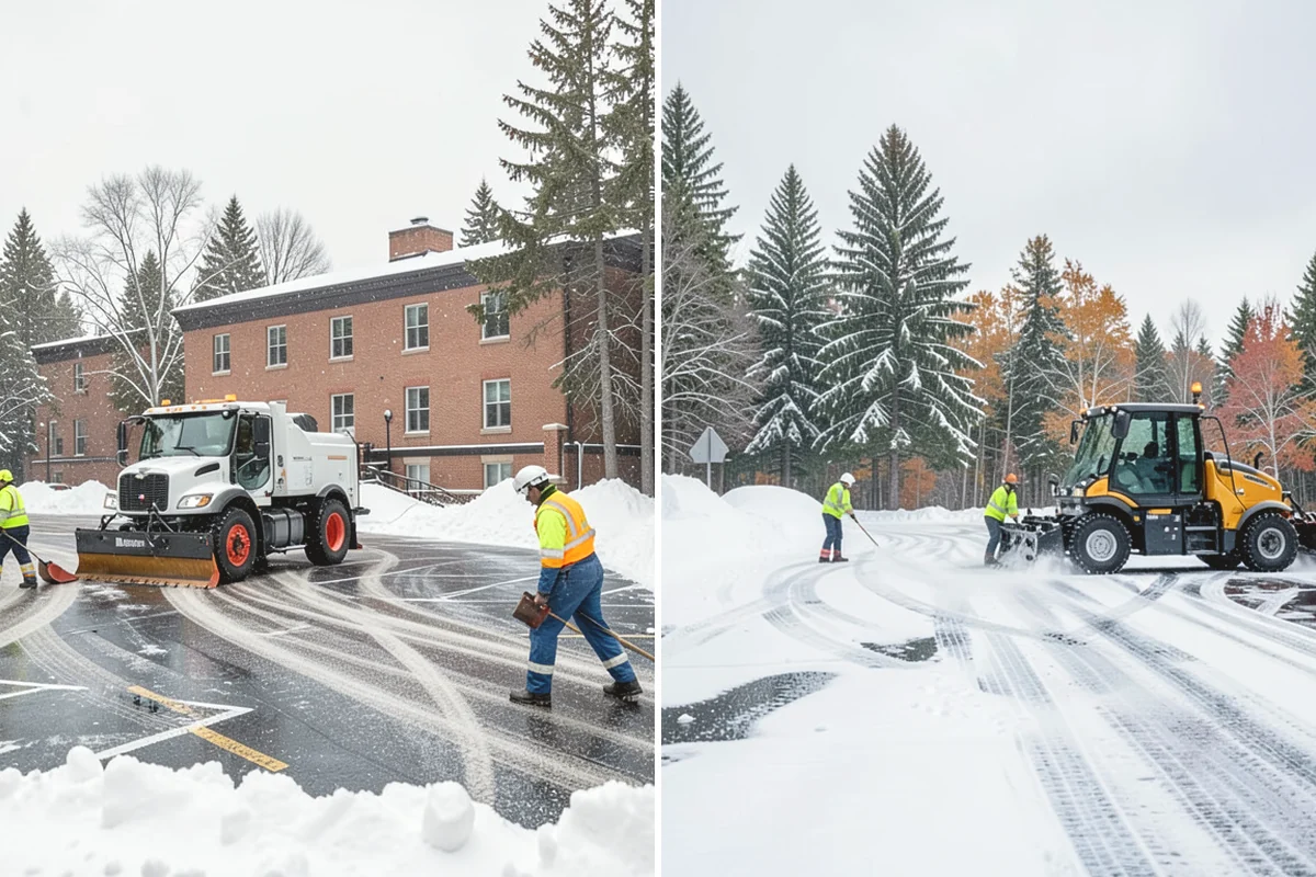 Movie Theater Snow Removal in Mountlake Terrace, Snohomish County, WA - Review your showtime calendar and busiest windows