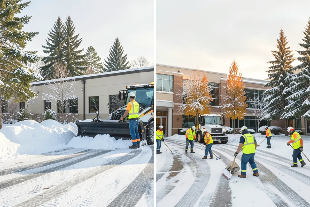 Movie Theater Snow Removal in Oak Harbor, Island County, WA - Review your showtime calendar and busiest windows