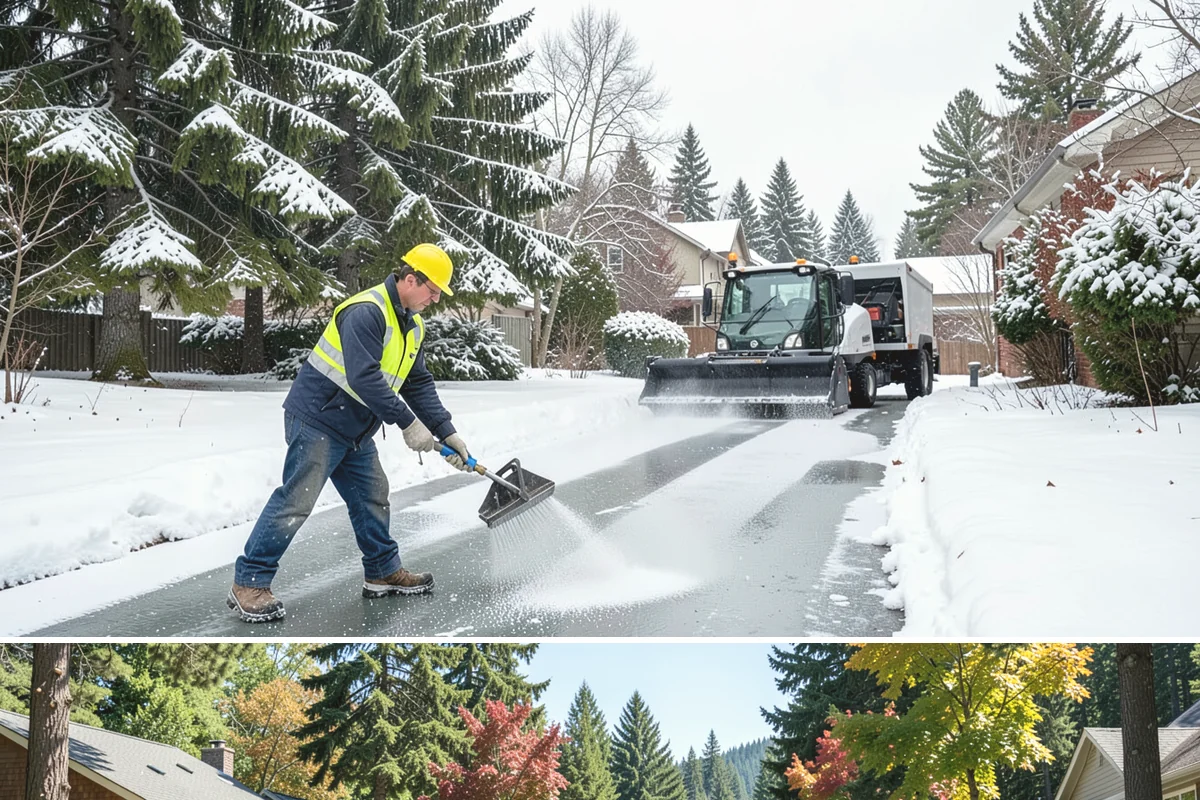 Movie Theater Snow Removal in Orting, Pierce County, WA - Expect the heaviest need on December through February weekends, when cold evenings follow damp Puget Sound days.