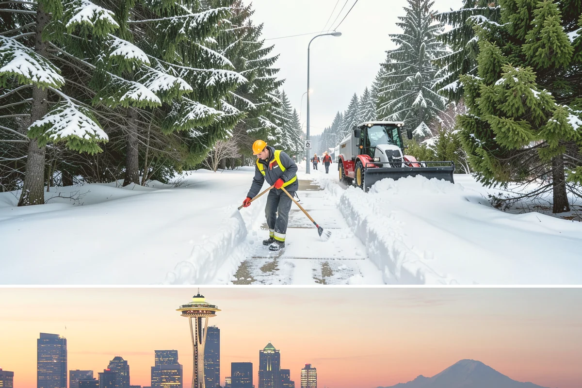 Movie Theater Snow Removal in Seattle, King County, WA - Expect the heaviest need on December through February weekends, when cold evenings follow damp Puget Sound days.