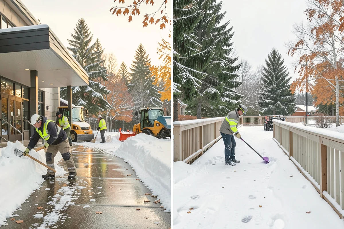 Movie Theater Snow Removal in Stanwood, Snohomish County, WA - Review your showtime calendar and busiest windows
