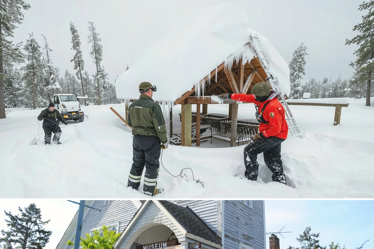 Movie Theater Snow Removal in Steilacoom, Pierce County, WA - Expect the heaviest need on December through February weekends, when cold evenings follow damp Puget Sound days.