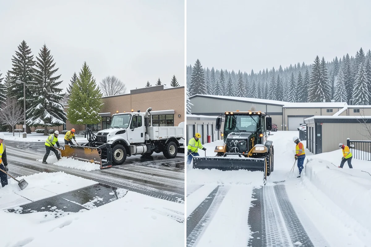 Movie Theater Snow Removal in Wilkeson, Pierce County, WA - Review your showtime calendar and busiest windows