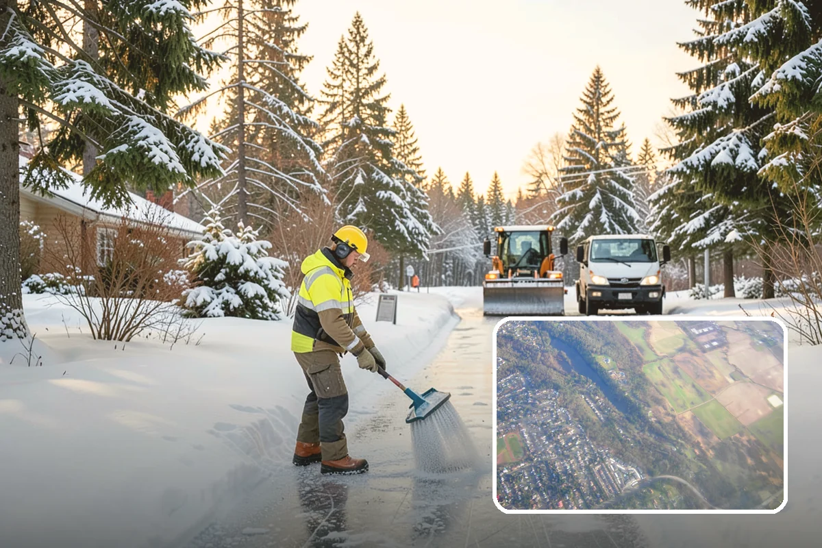 Municipal Deicing in Algona, King County, WA - Keeps public entrances and civic plazas safe for citizens