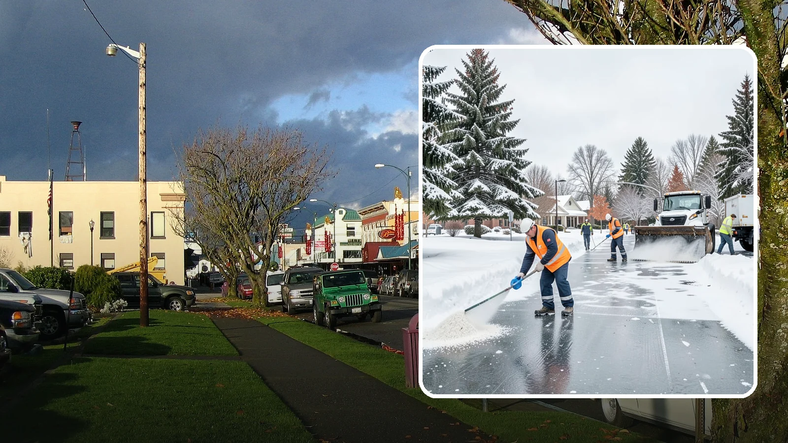 Municipal Deicing in Arlington, Snohomish County, WA - Deicing for municipal properties, keeping public entrances, civic walkways, and government lots safe for staff and citizens...