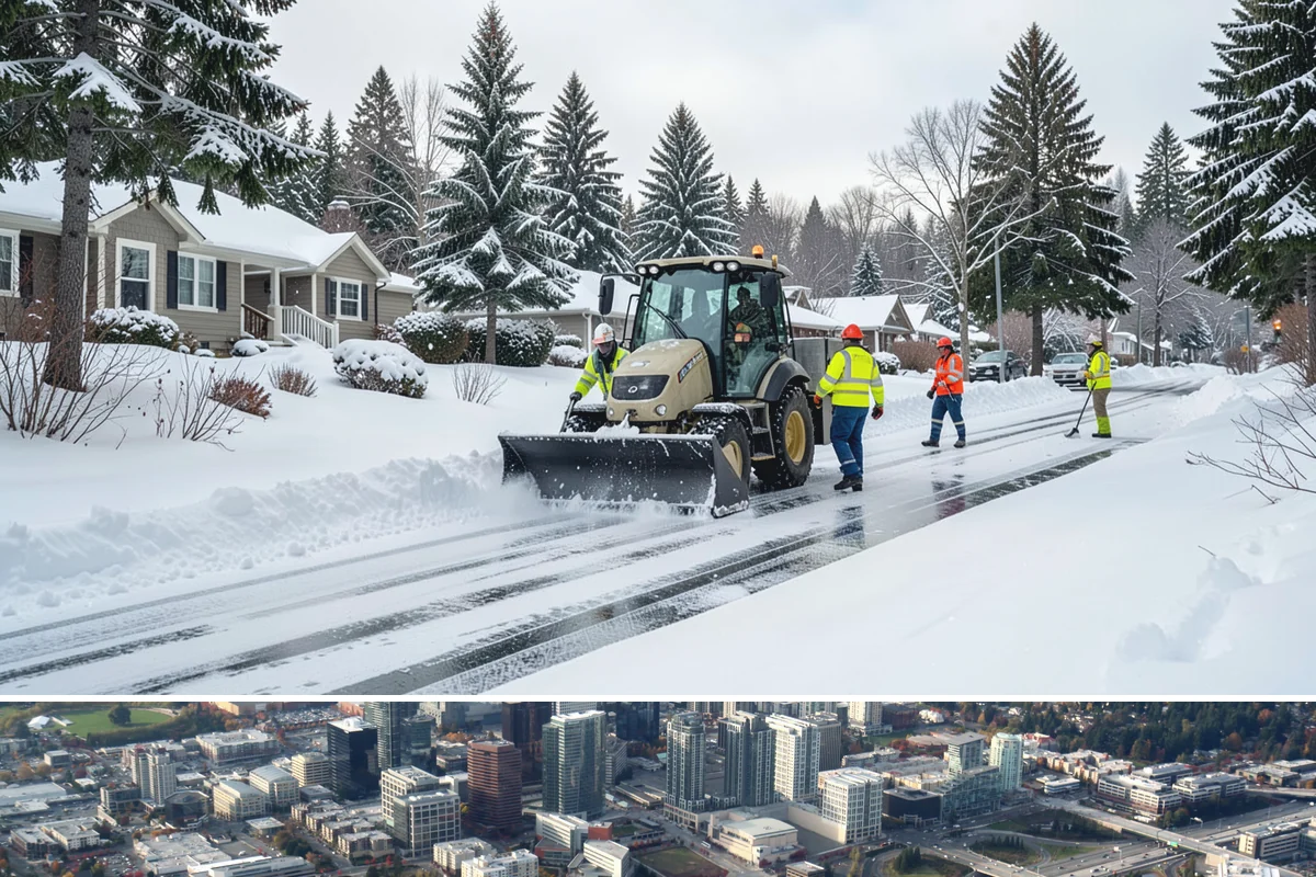 Municipal Deicing in Bellevue, King County, WA - Coverage spans the winter season, with priority during the freezing-rain events that threaten access to essential public services.