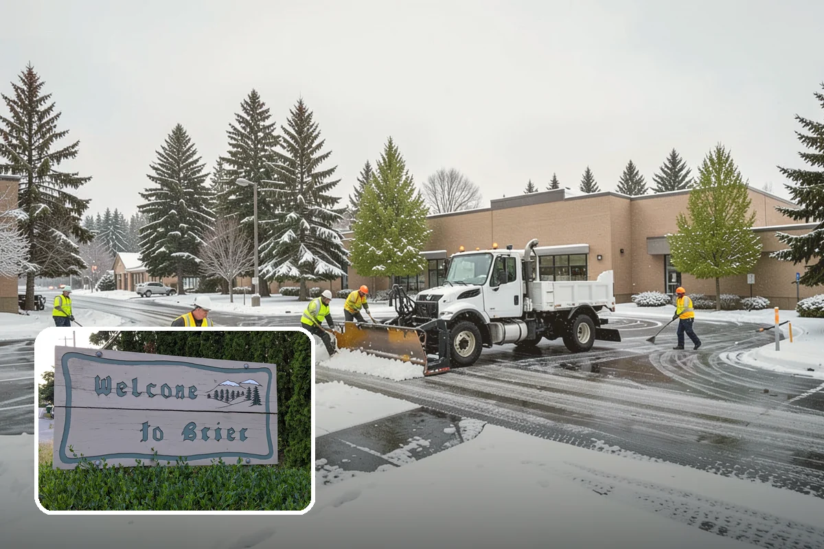 Municipal Deicing in Brier, Snohomish County, WA - Keeps public entrances and civic plazas safe for citizens