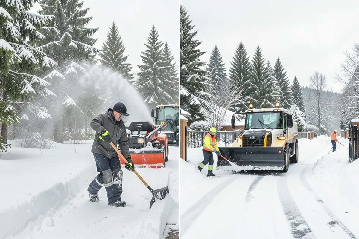 Municipal Deicing in Carnation, King County, WA - Map public entrances, plazas, ramps, and lots with facilities staff