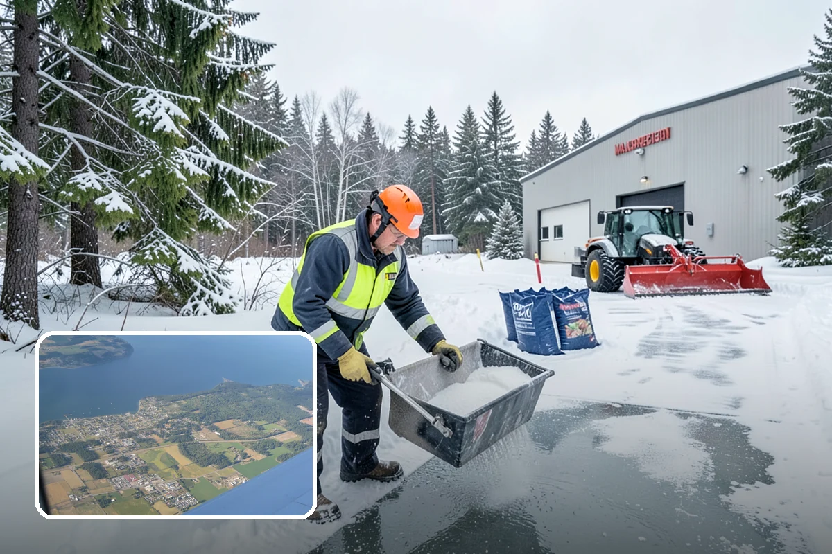 Municipal Deicing in Coupeville, Island County, WA - Keeps public entrances and civic plazas safe for citizens
