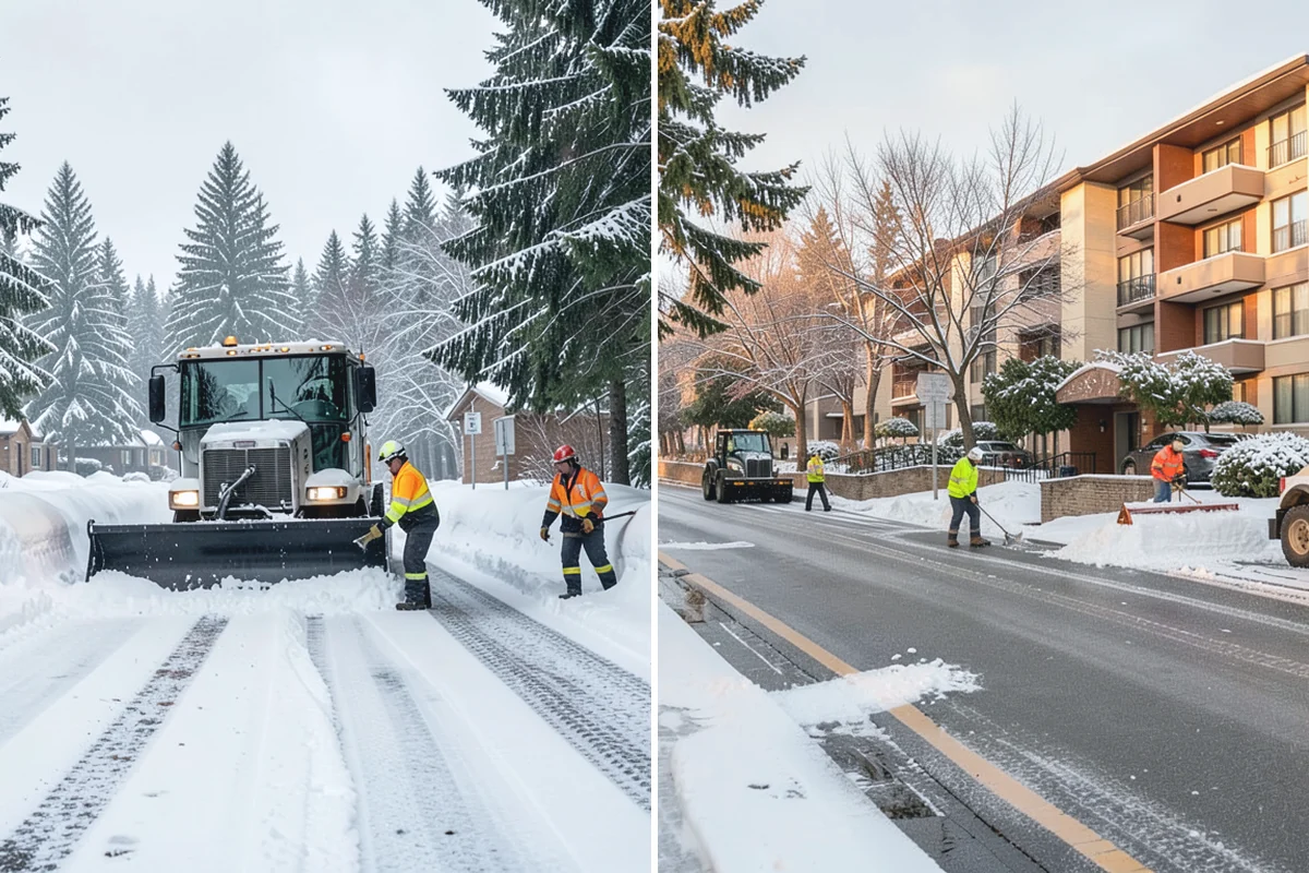 Municipal Deicing in Coupeville, Island County, WA - Map public entrances, plazas, ramps, and lots with facilities staff