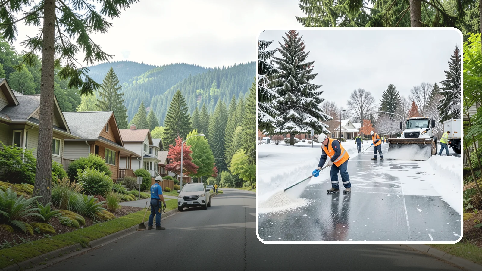 Municipal Deicing in Darrington, Snohomish County, WA - Deicing for municipal properties, keeping public entrances, civic walkways, and government lots safe for staff and citizens...