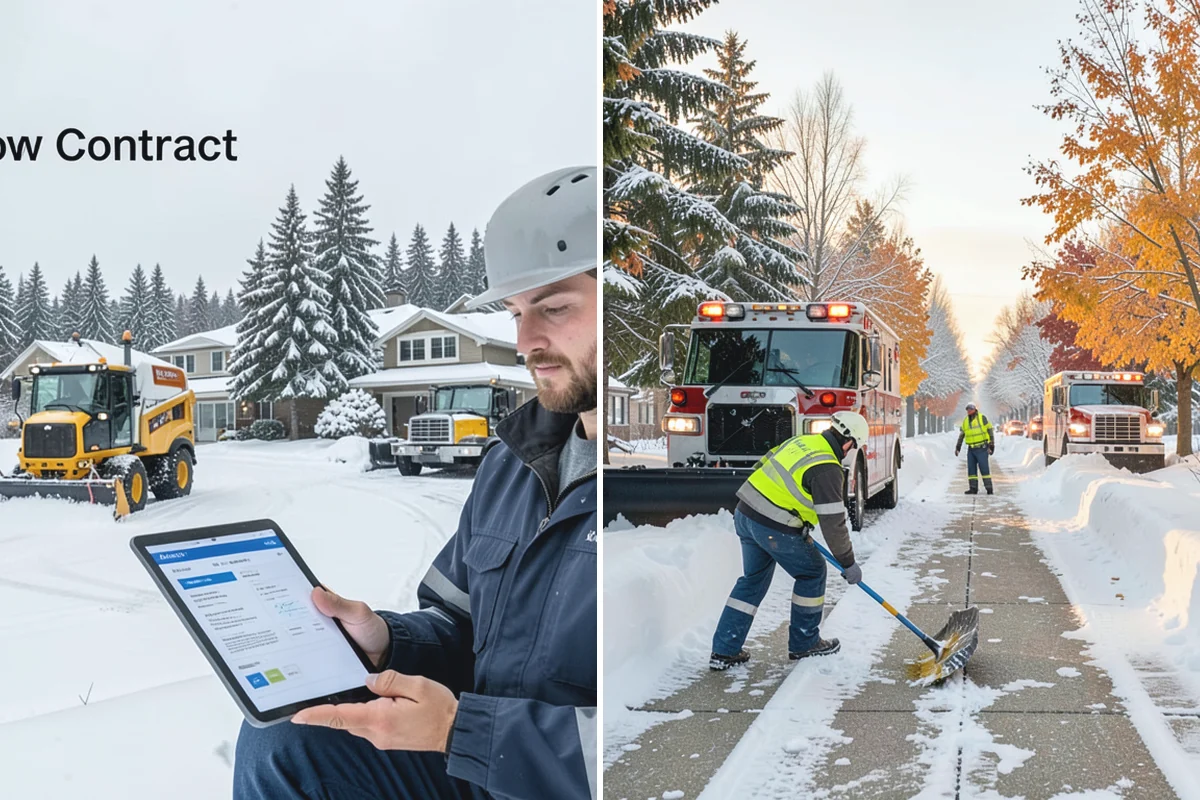 Municipal Deicing in Darrington, Snohomish County, WA - Map public entrances, plazas, ramps, and lots with facilities staff