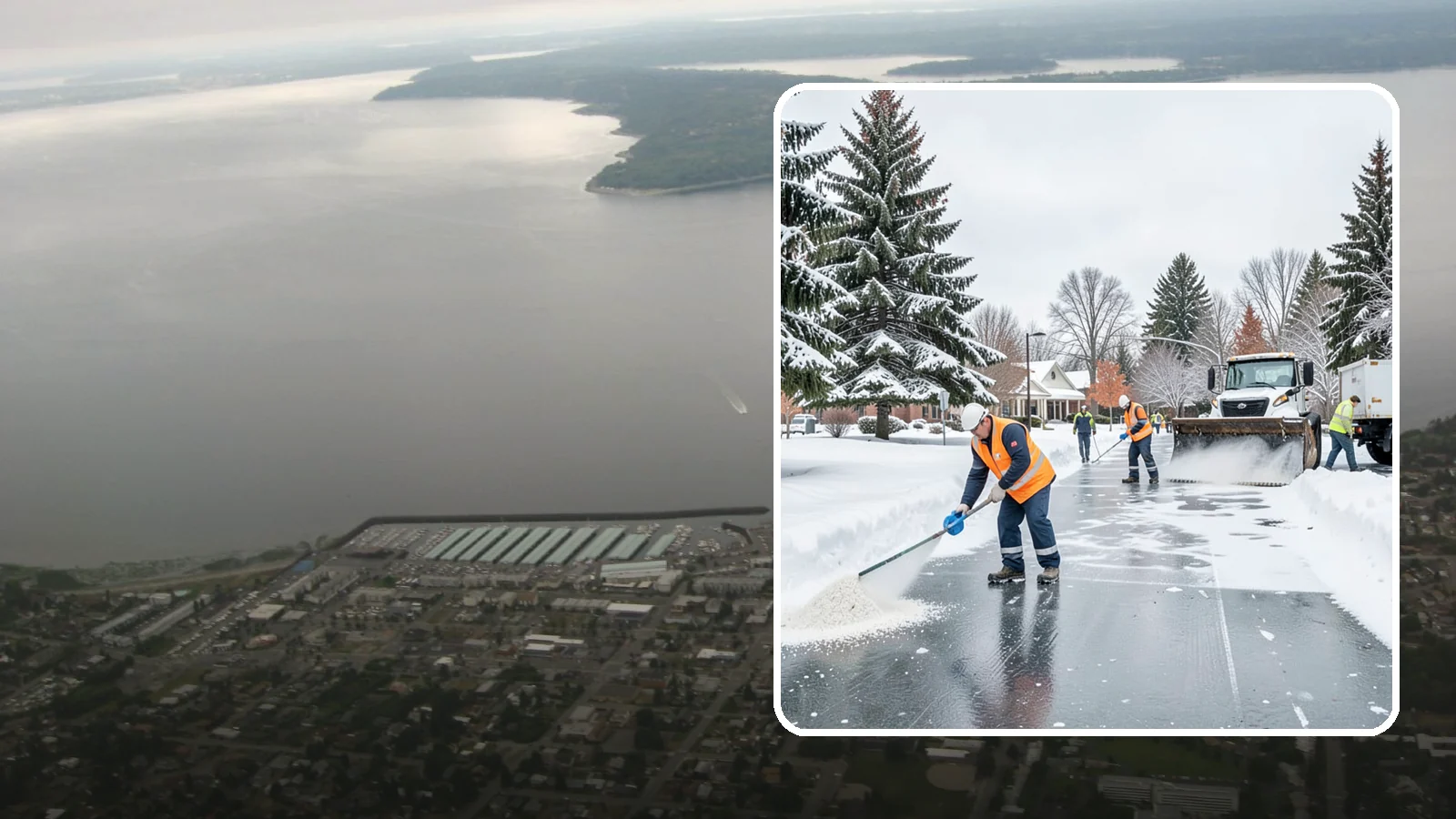 Municipal Deicing in Des Moines, King County, WA - Deicing for municipal properties, keeping public entrances, civic walkways, and government lots safe for staff and citizens...