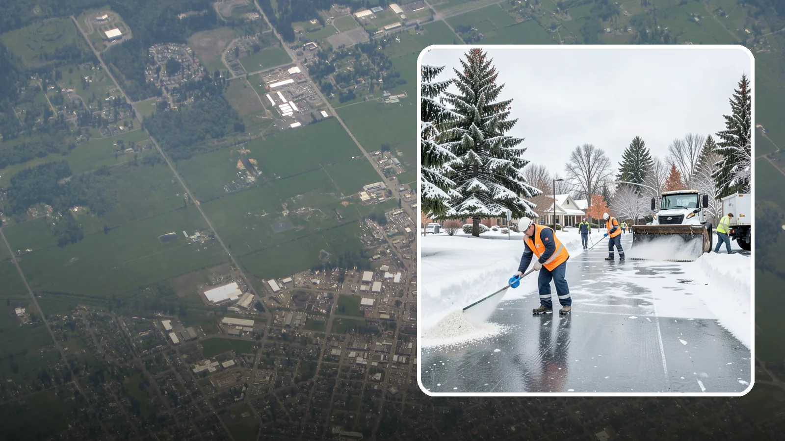 Municipal Deicing in Enumclaw, King County, WA - Deicing for municipal properties, keeping public entrances, civic walkways, and government lots safe for staff and citizens...