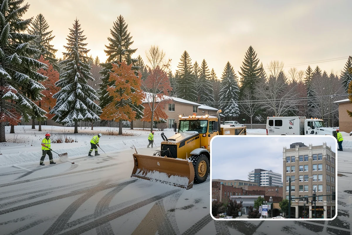 Municipal Deicing in Everett, Snohomish County, WA - Keeps public entrances and civic plazas safe for citizens