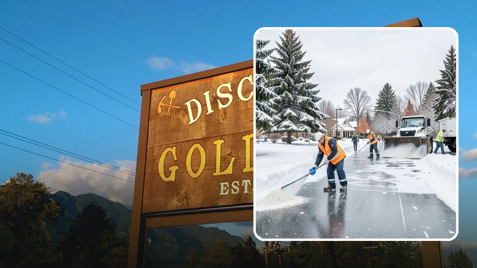 Municipal Deicing in Gold Bar, Snohomish County, WA - Deicing for municipal properties, keeping public entrances, civic walkways, and government lots safe for staff and citizens...