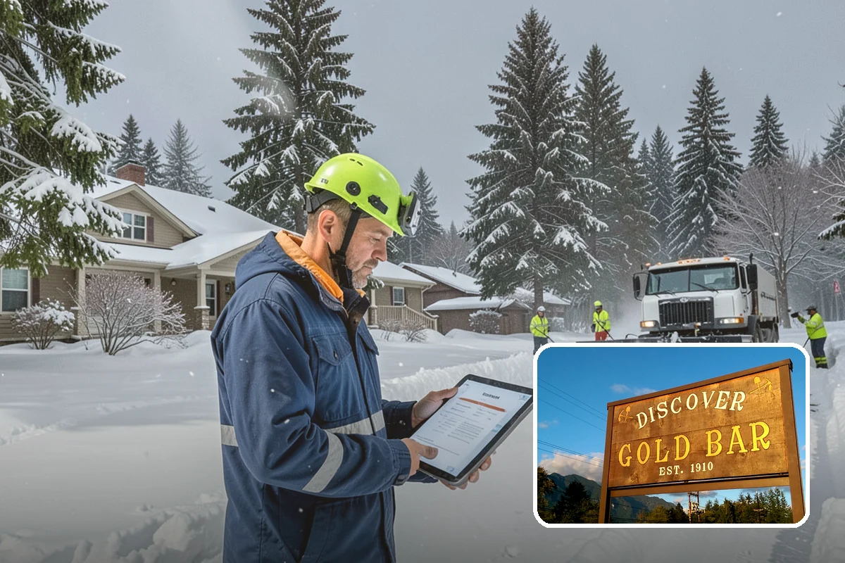 Municipal Deicing in Gold Bar, Snohomish County, WA - Keeps public entrances and civic plazas safe for citizens
