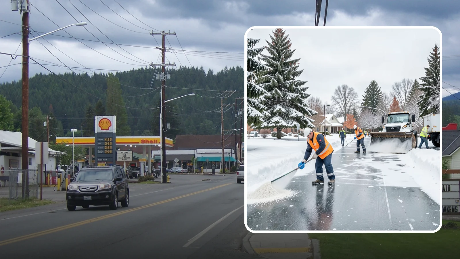Municipal Deicing in Granite Falls, Snohomish County, WA - Deicing for municipal properties, keeping public entrances, civic walkways, and government lots safe for staff and citizens...