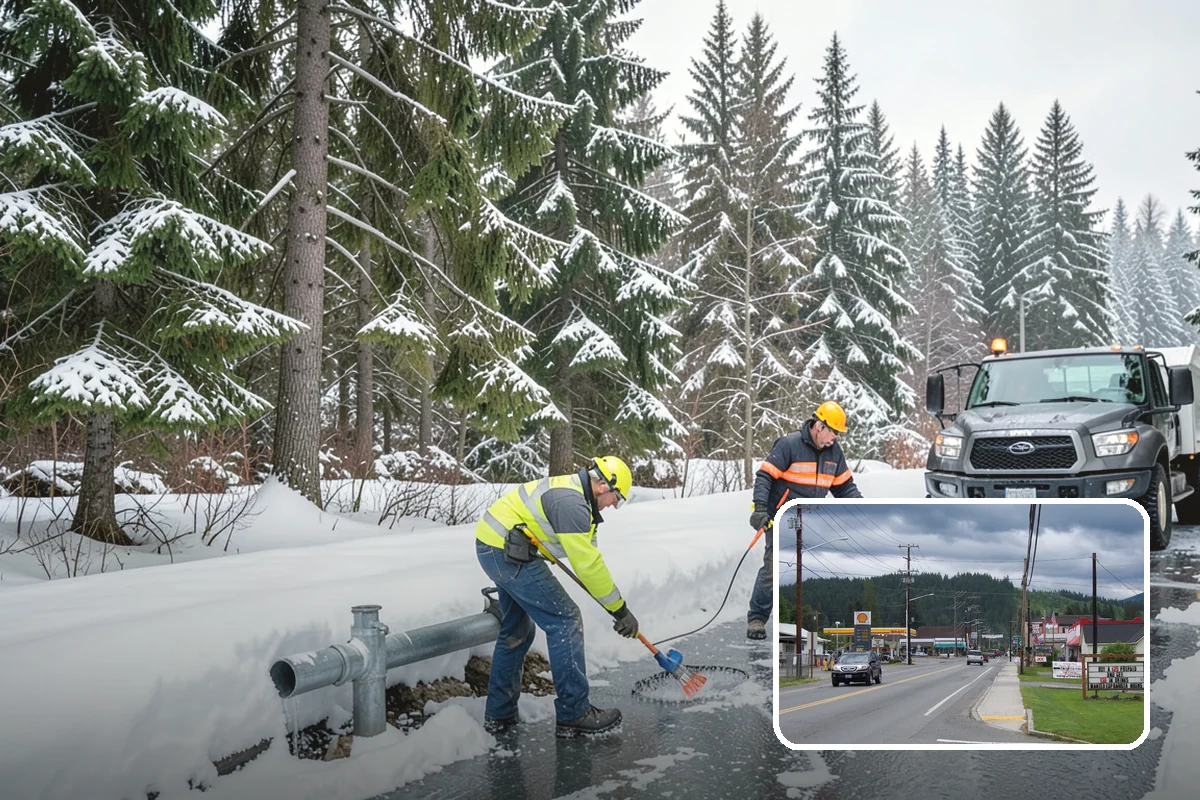 Municipal Deicing in Granite Falls, Snohomish County, WA - Keeps public entrances and civic plazas safe for citizens