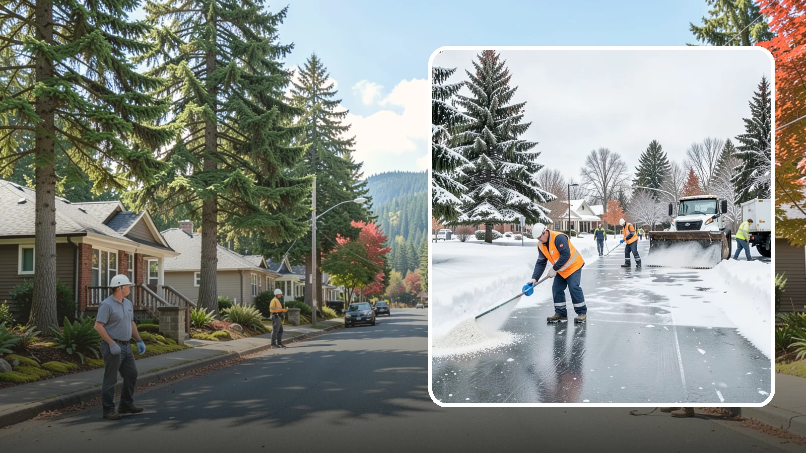 Municipal Deicing in Hunts Point, King County, WA - Deicing for municipal properties, keeping public entrances, civic walkways, and government lots safe for staff and citizens...