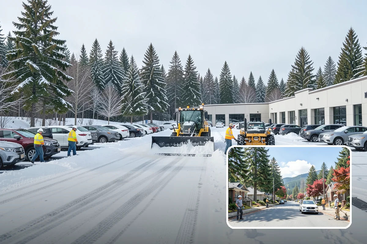 Municipal Deicing in Hunts Point, King County, WA - Keeps public entrances and civic plazas safe for citizens