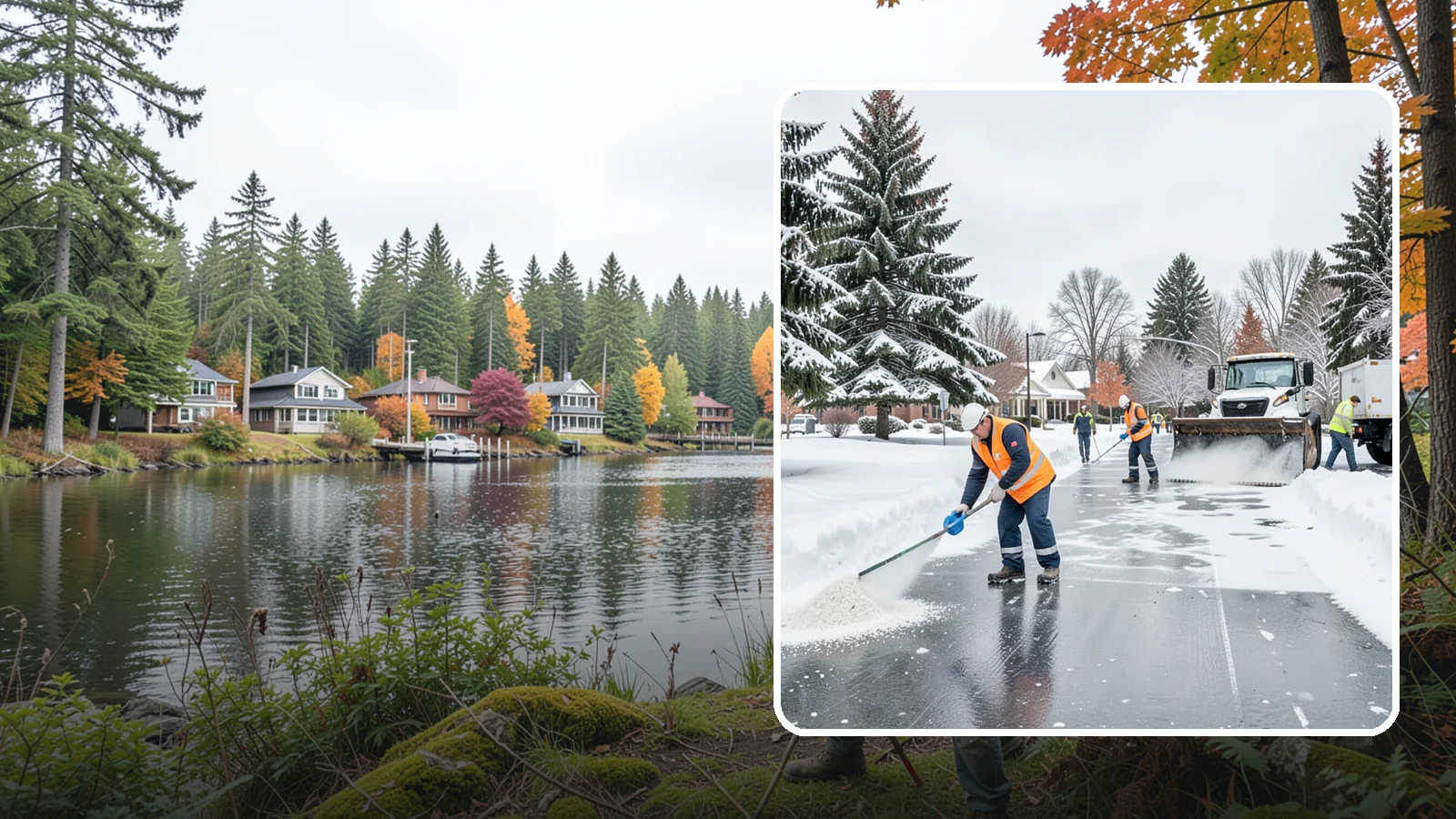 Municipal Deicing in La Conner, Skagit County, WA - Deicing for municipal properties, keeping public entrances, civic walkways, and government lots safe for staff and citizens...