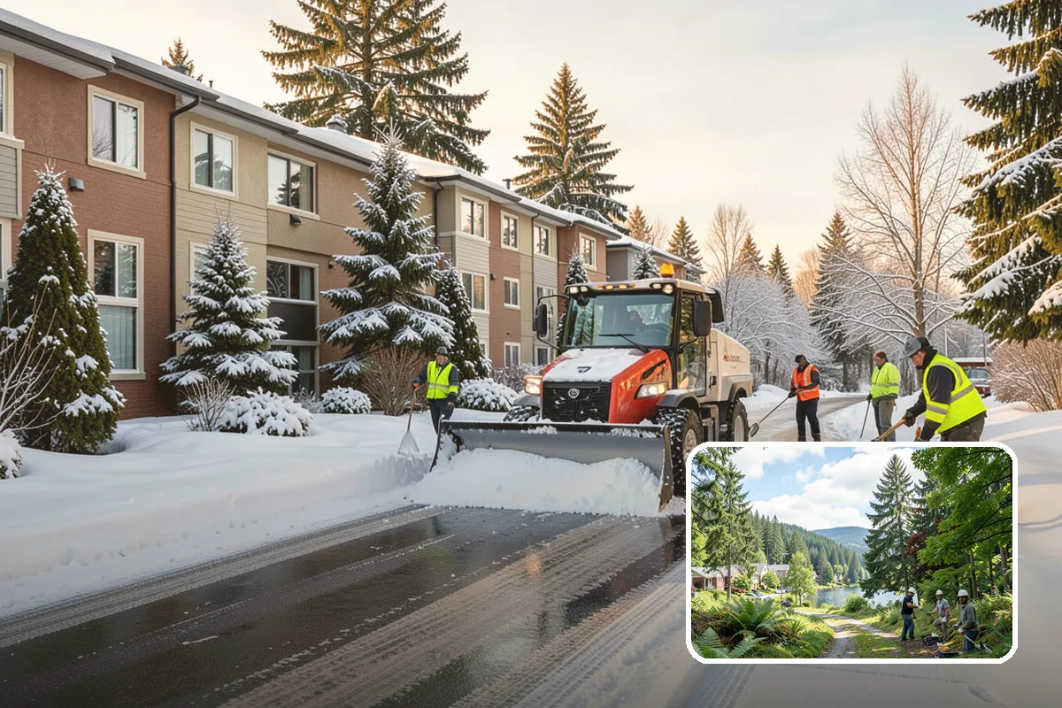 Municipal Deicing in Lake Forest Park, King County, WA - Keeps public entrances and civic plazas safe for citizens