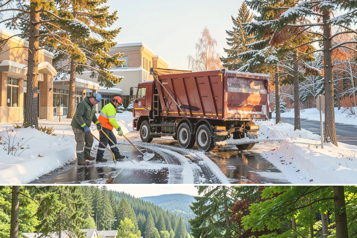Municipal Deicing in Lake Forest Park, King County, WA - Coverage spans the winter season, with priority during the freezing-rain events that threaten access to essential public services.