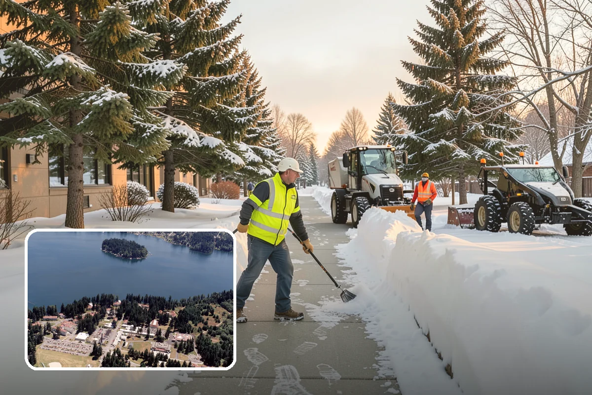 Municipal Deicing in Lakewood, Pierce County, WA - Keeps public entrances and civic plazas safe for citizens