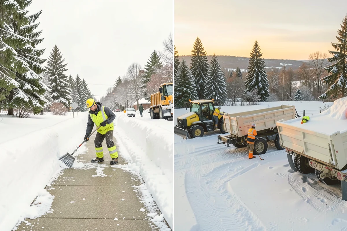 Municipal Deicing in Lynnwood, Snohomish County, WA - Map public entrances, plazas, ramps, and lots with facilities staff