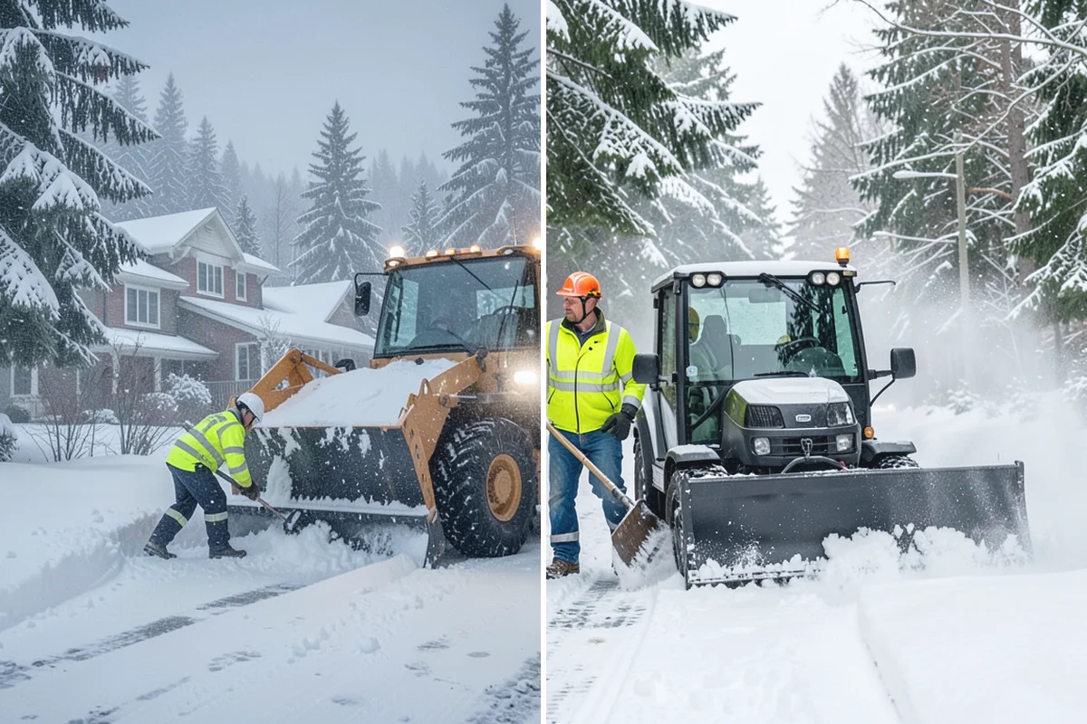 Municipal Deicing in Marysville, Snohomish County, WA - Map public entrances, plazas, ramps, and lots with facilities staff