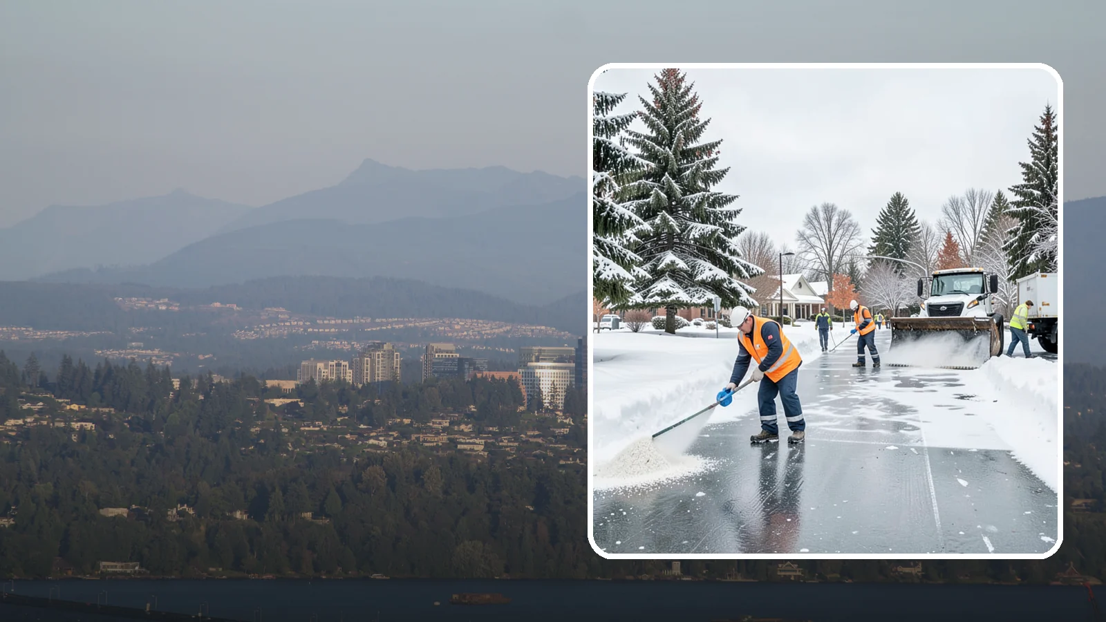Municipal Deicing in Medina, King County, WA - Deicing for municipal properties, keeping public entrances, civic walkways, and government lots safe for staff and citizens...